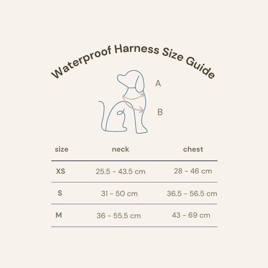 Yellow Waterproof Dog H-Harness