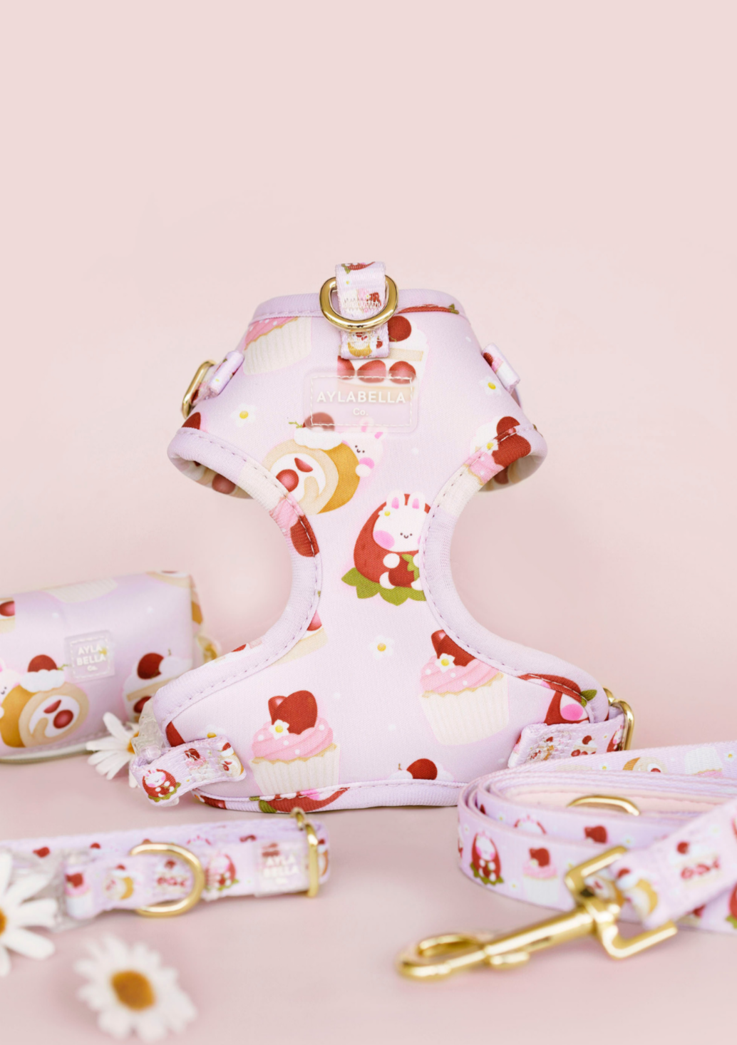 Strawberry Shortcake Dog Harness