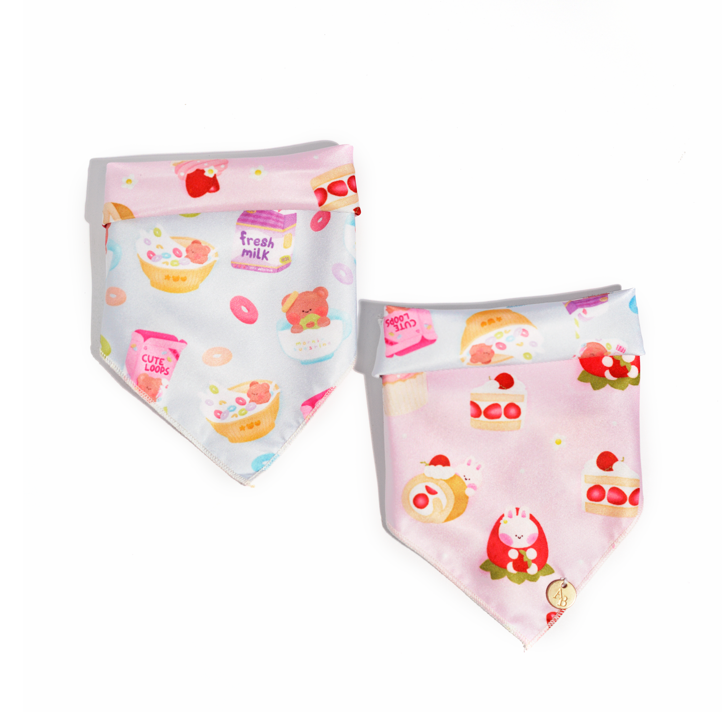 Sweet Treats Reversible Dog Bandana