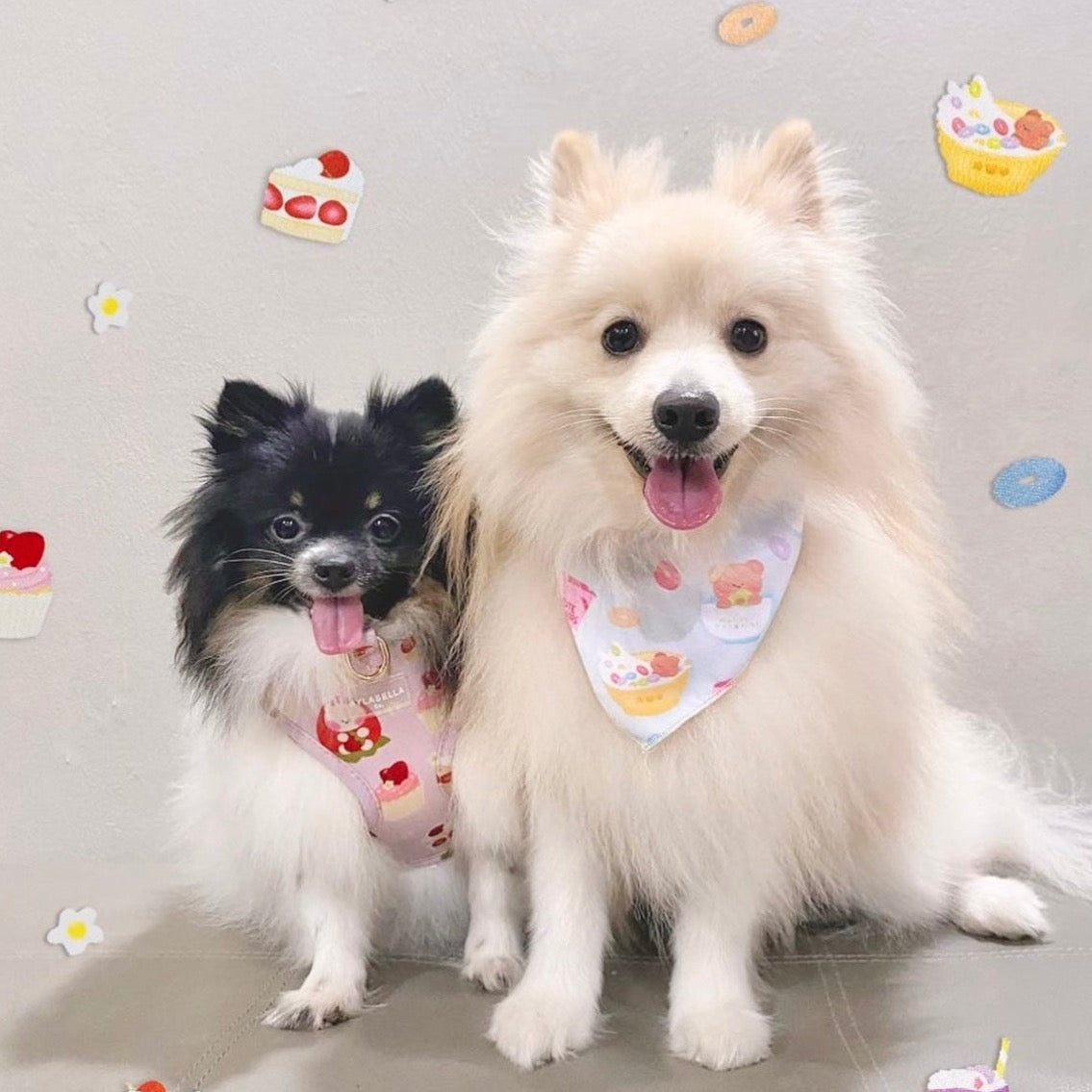 Sweet Treats Reversible Dog Bandana
