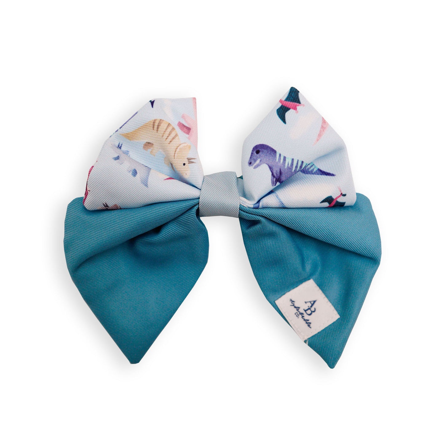 Dino Dog Sailor Bow Tie