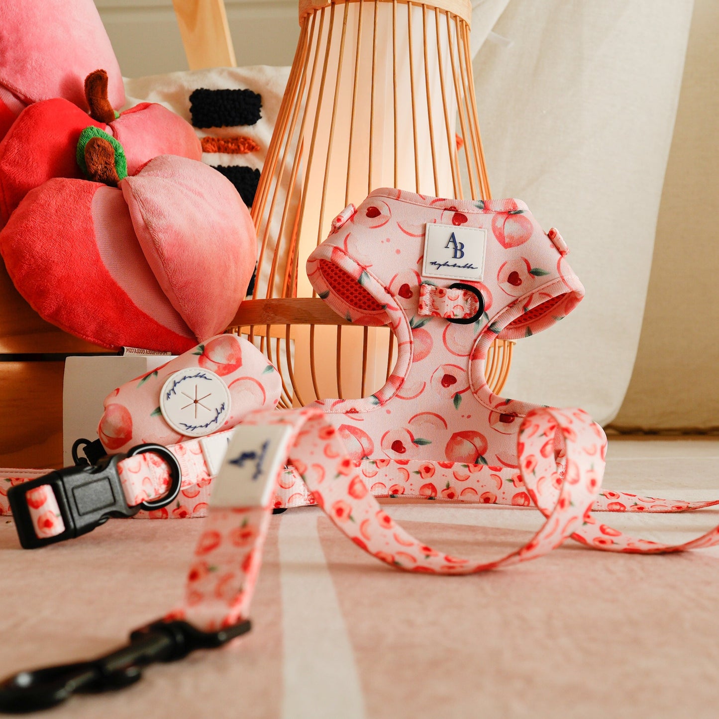 Peach Dog Collar