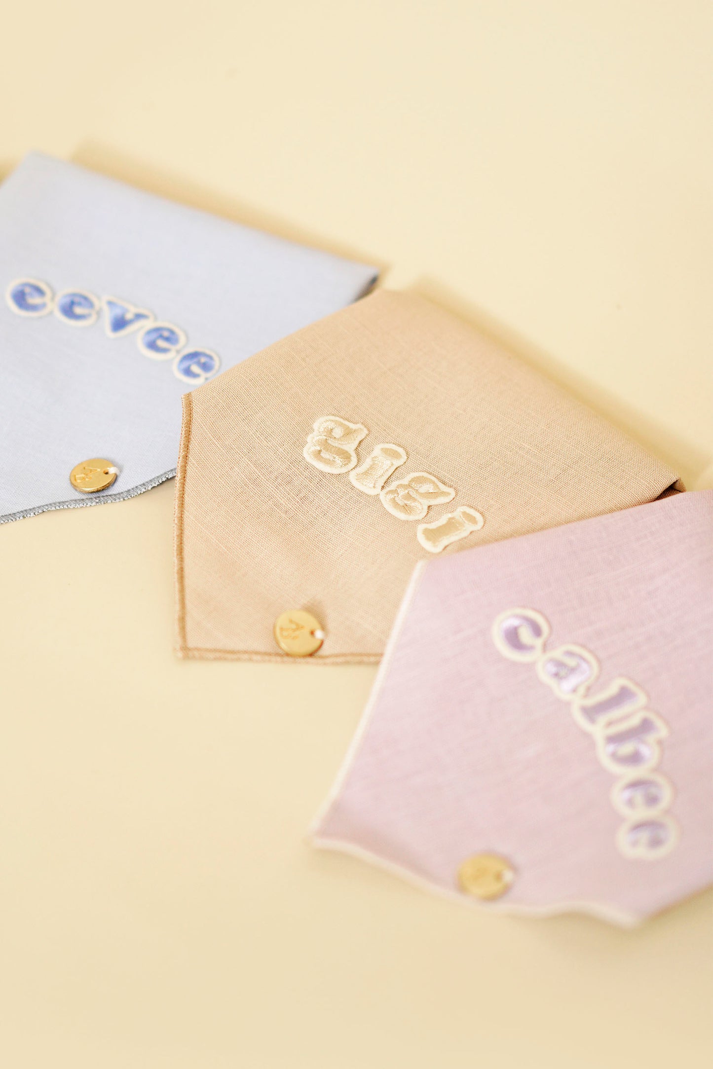 Cloud Linen Dog Bandana