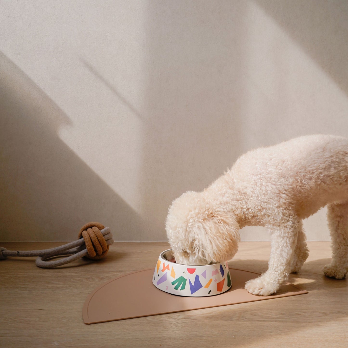 AB Dog Feeding Mat (Cream)