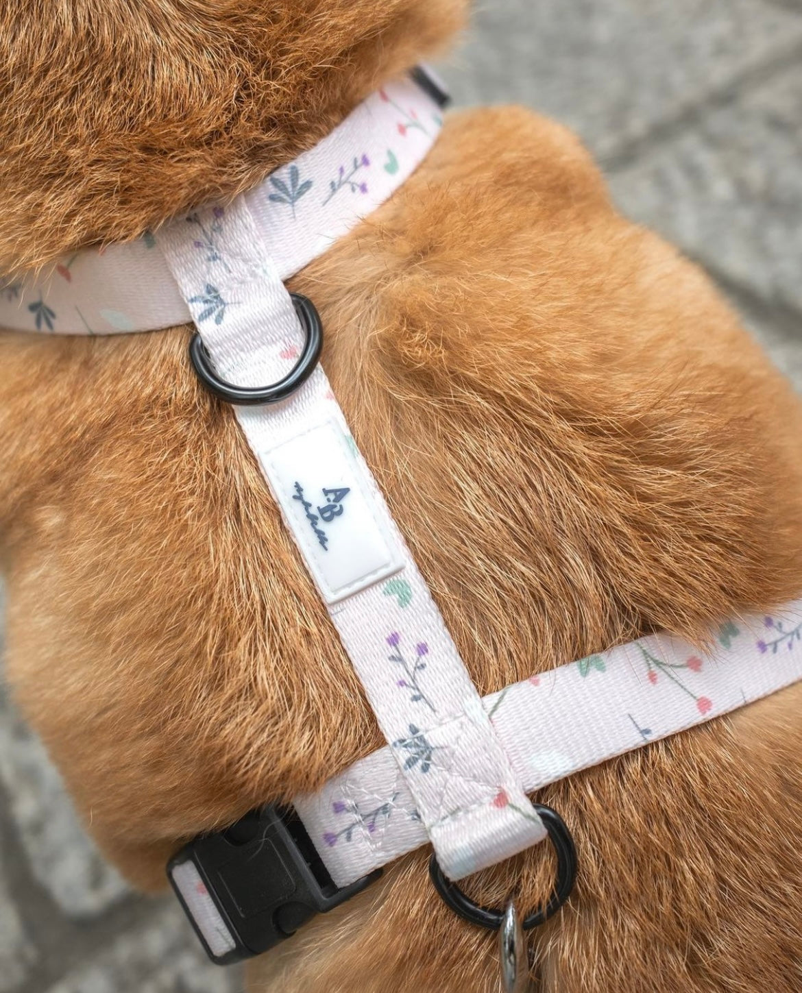 Pink Blossom Dog H-Harness