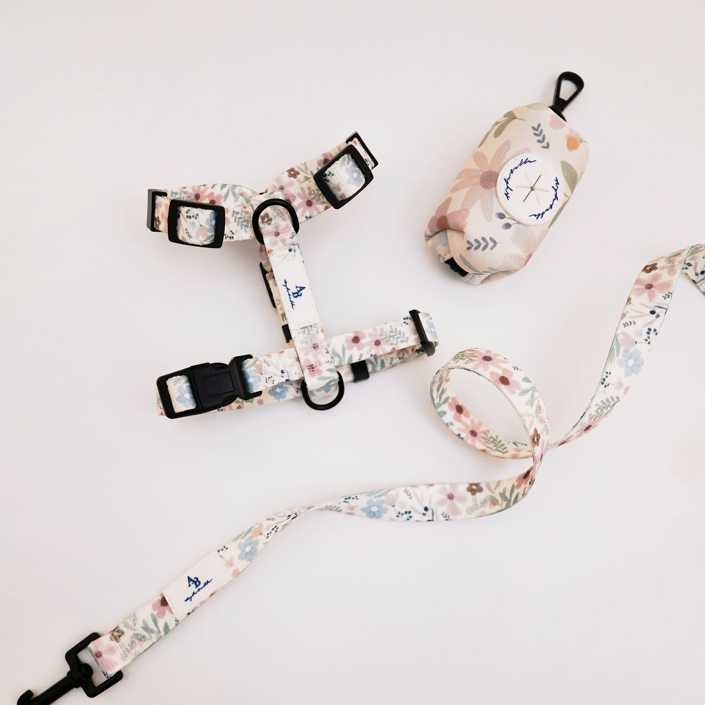 Pressed Flowers Dog Leash