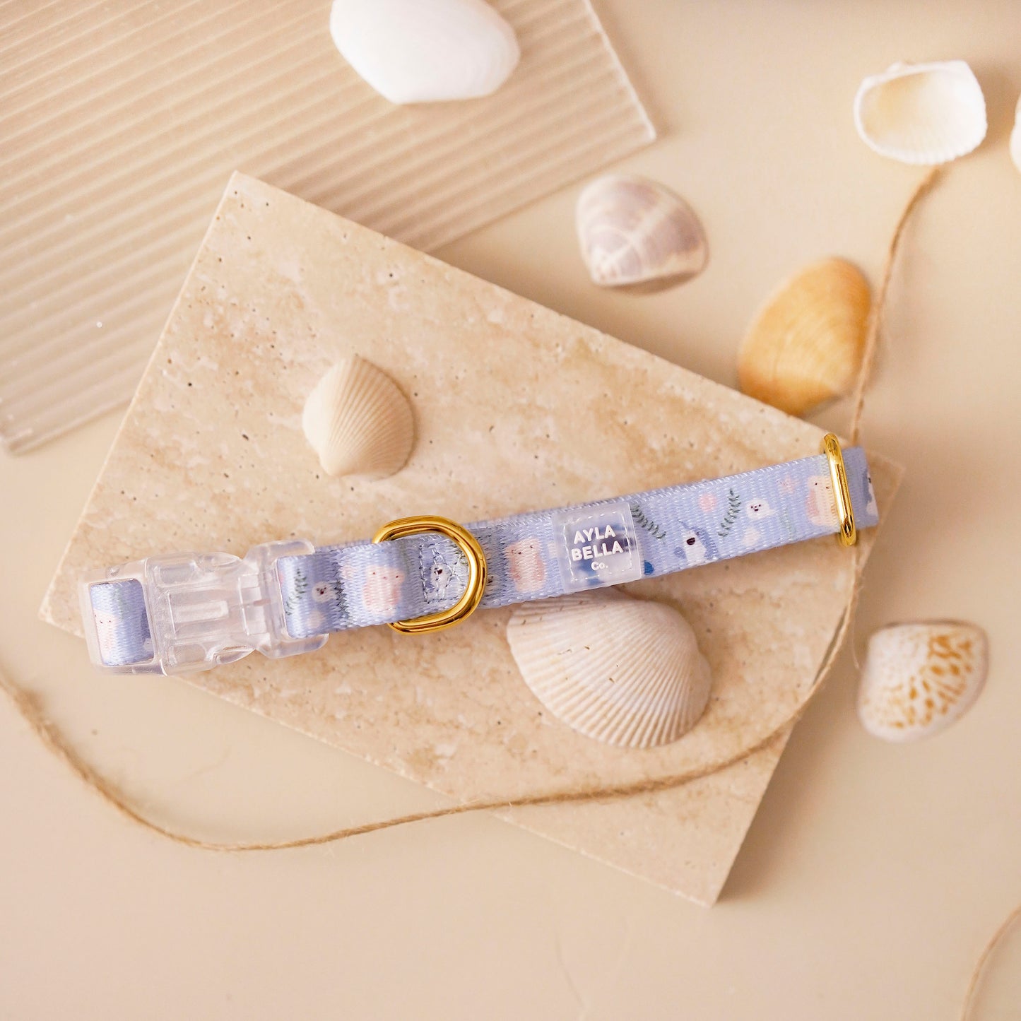 Sea-lly Creatures Dog Collar