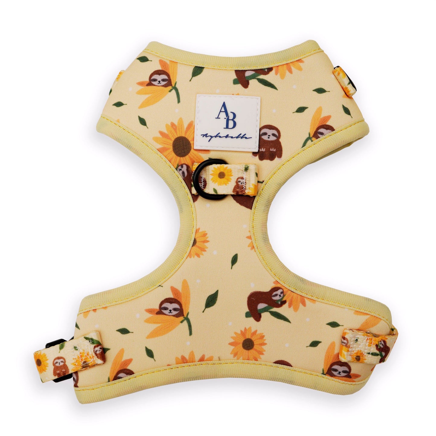 Summer Sloths Dog Harness