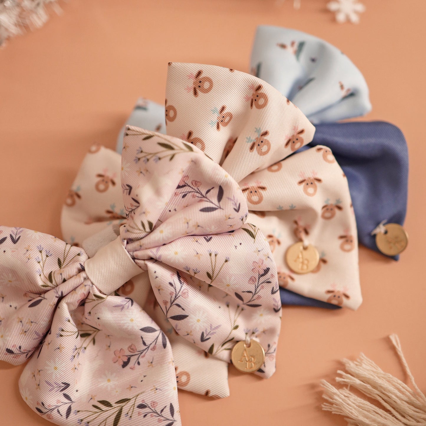 Baby Bunnies Sailor Bow Tie