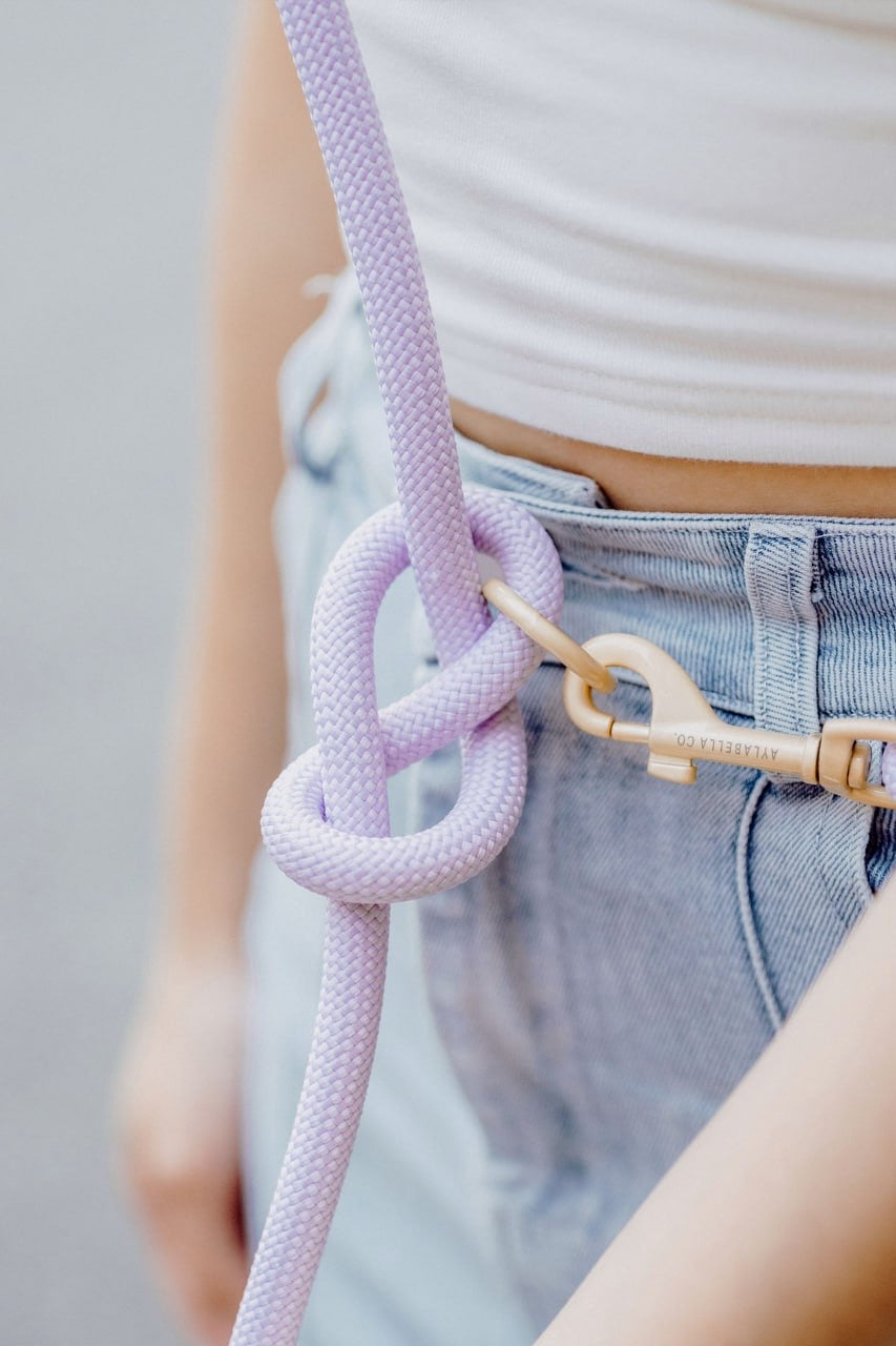 Lilac Dog Hands-Free Leash