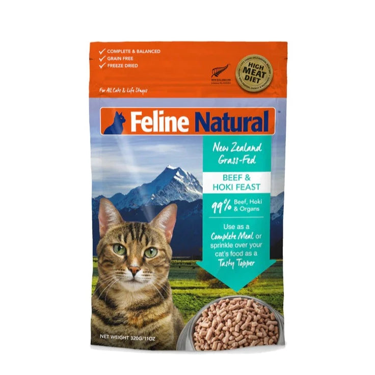 Feline Natural Freeze Dried Beef & Hoki