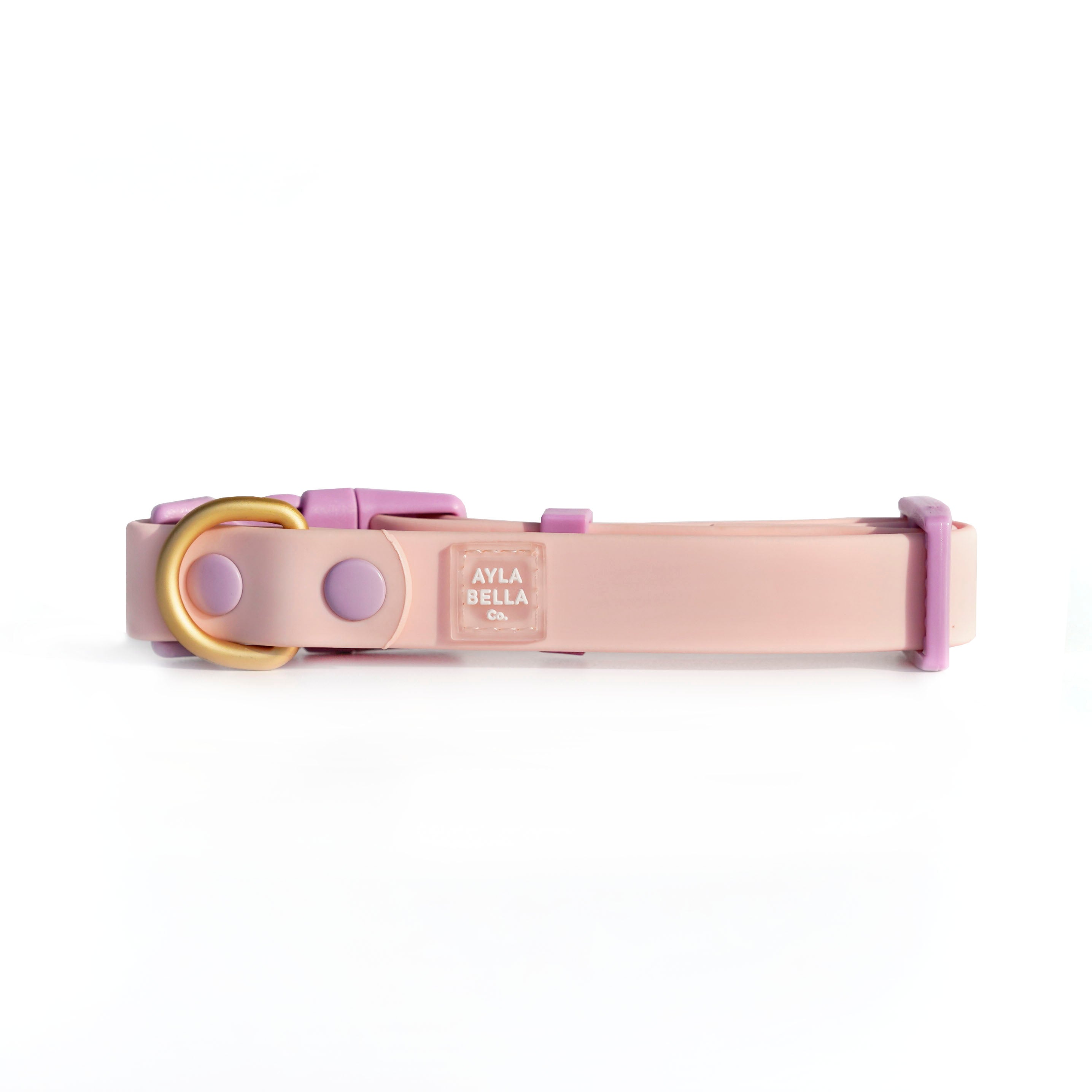 Pink waterproof hot sale dog collar