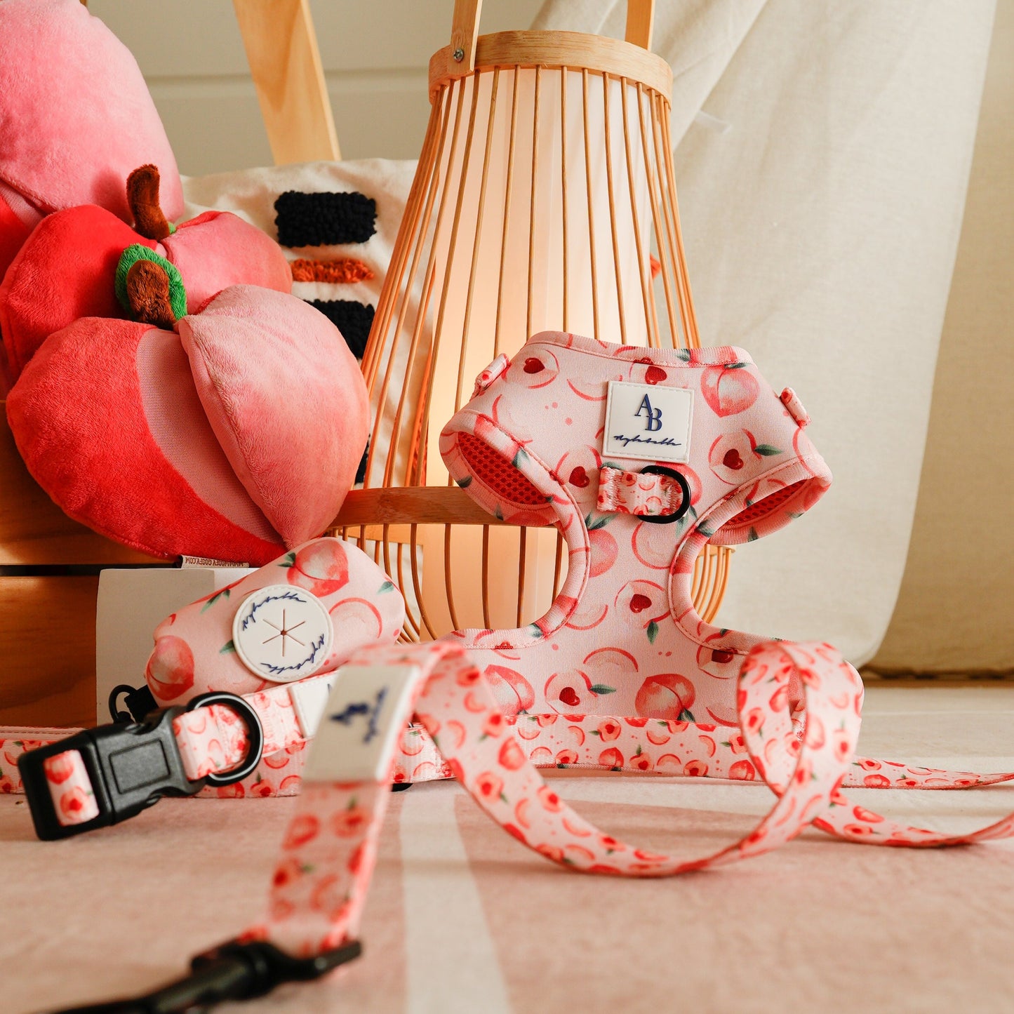 Peach Dog Harness