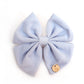 Baby Blue Velvet Bow Tie
