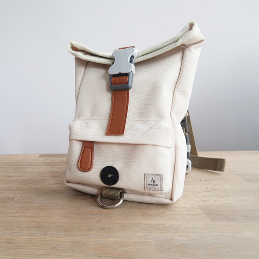 Cream Dream Dog Harness Backpack